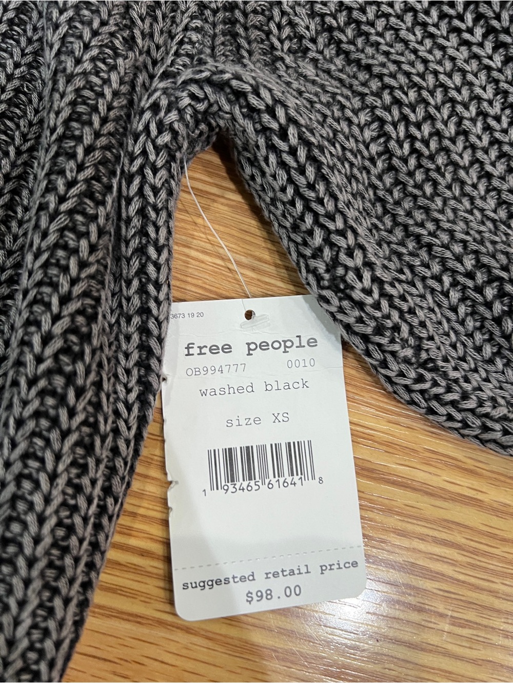 Free People Cold-Shoulder Chunky Knit Sweater - Brown - Picture 2 of 4